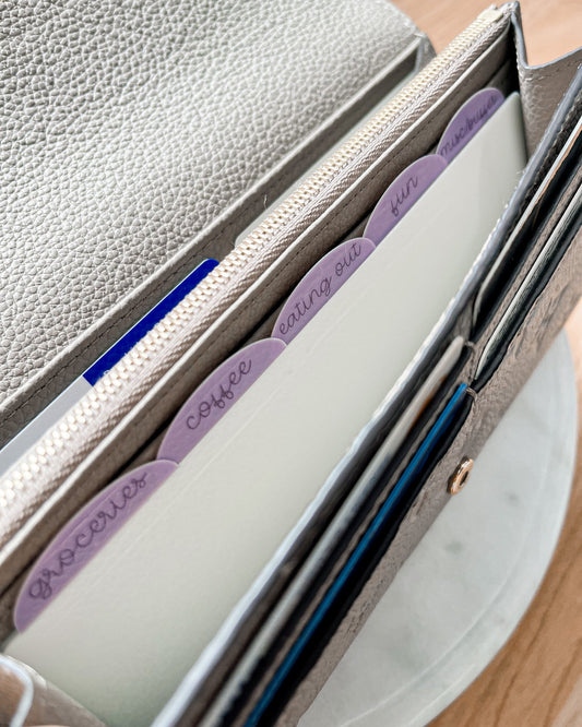 Wallet Dividers w/Colored Labels