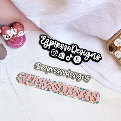 Acrylic Nameplates / Watermark Plates