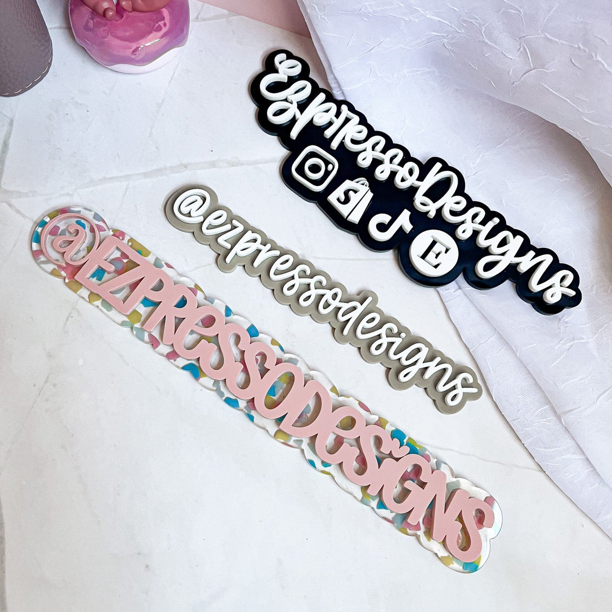 Acrylic Nameplates / Watermark Plates