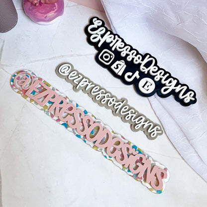 Acrylic Nameplates / Watermark Plates
