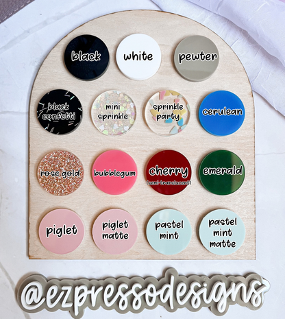 Acrylic Nameplates / Watermark Plates