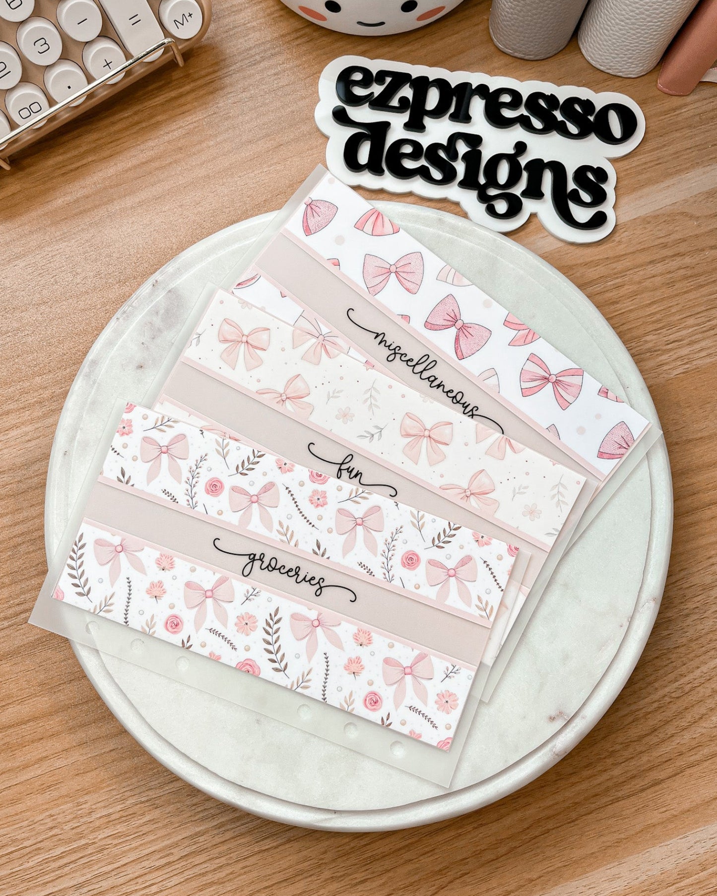 Blushing Bows Collection 🎀 : Cash Envelopes