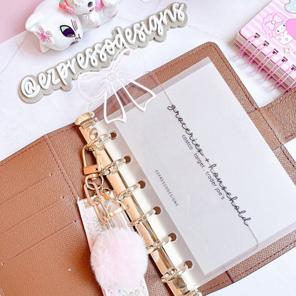 Blushing Bows Collection 🎀 : Acrylic Planner Bookmark
