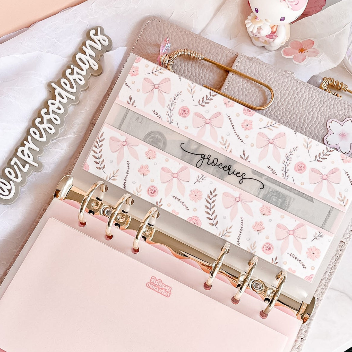 Blushing Bows Collection 🎀 : Cash Envelopes