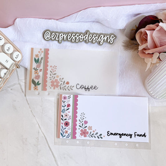 Cozy & Cute Florals Cash Envelopes