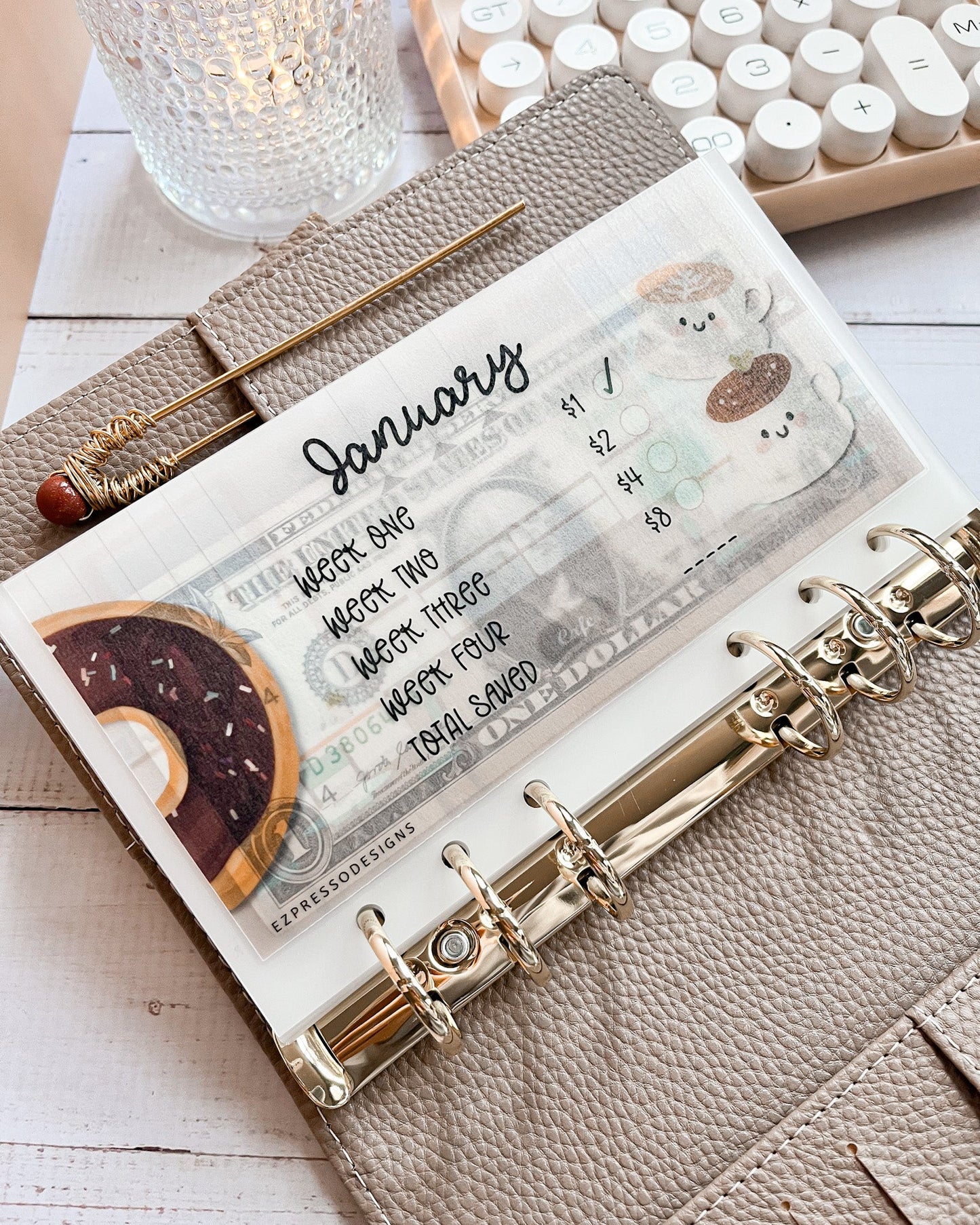 Donuts + Double Shots Savings Challenge