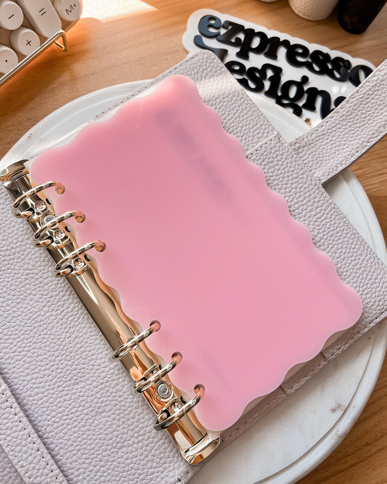 Waved Acrylic Binder Dashboards