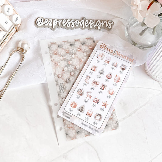 Merry & Neutral Christmas Savings Challenge