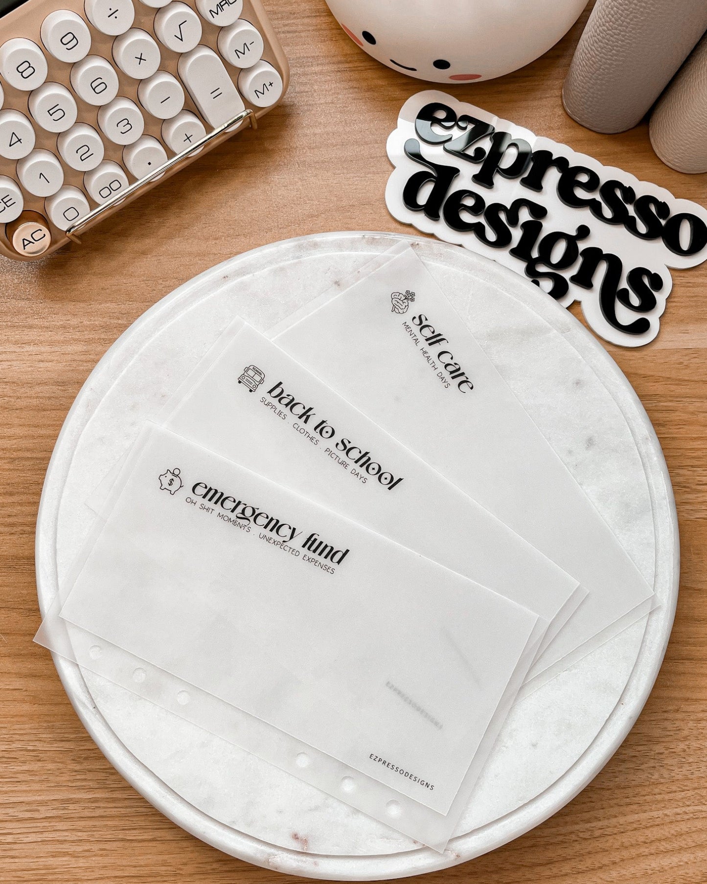 Minimally Simple Collection | Mini Icons Cash Envelopes