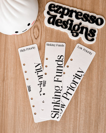 Minimally Simple Collection | Set of 3 Binder Bookmarks