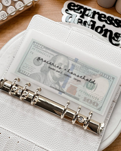 Minimally Simple Collection | Basic Cash Envelopes