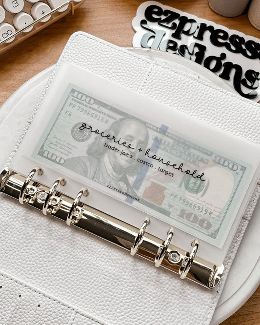 Minimally Simple Collection | Basic Cash Envelopes