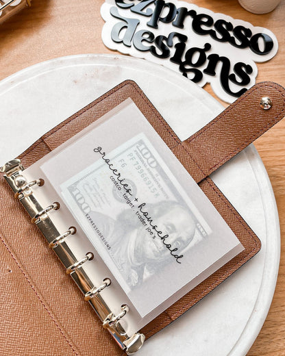 Minimally Simple Collection | Basic Cash Envelopes