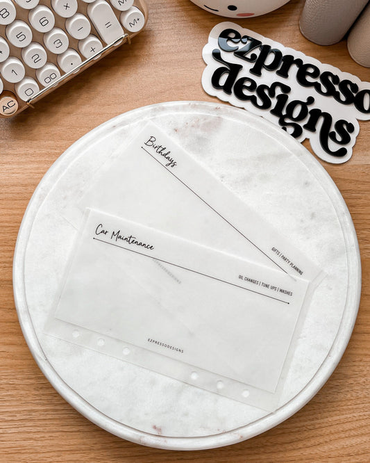 Minimally Simple Collection | Line Cash Envelopes