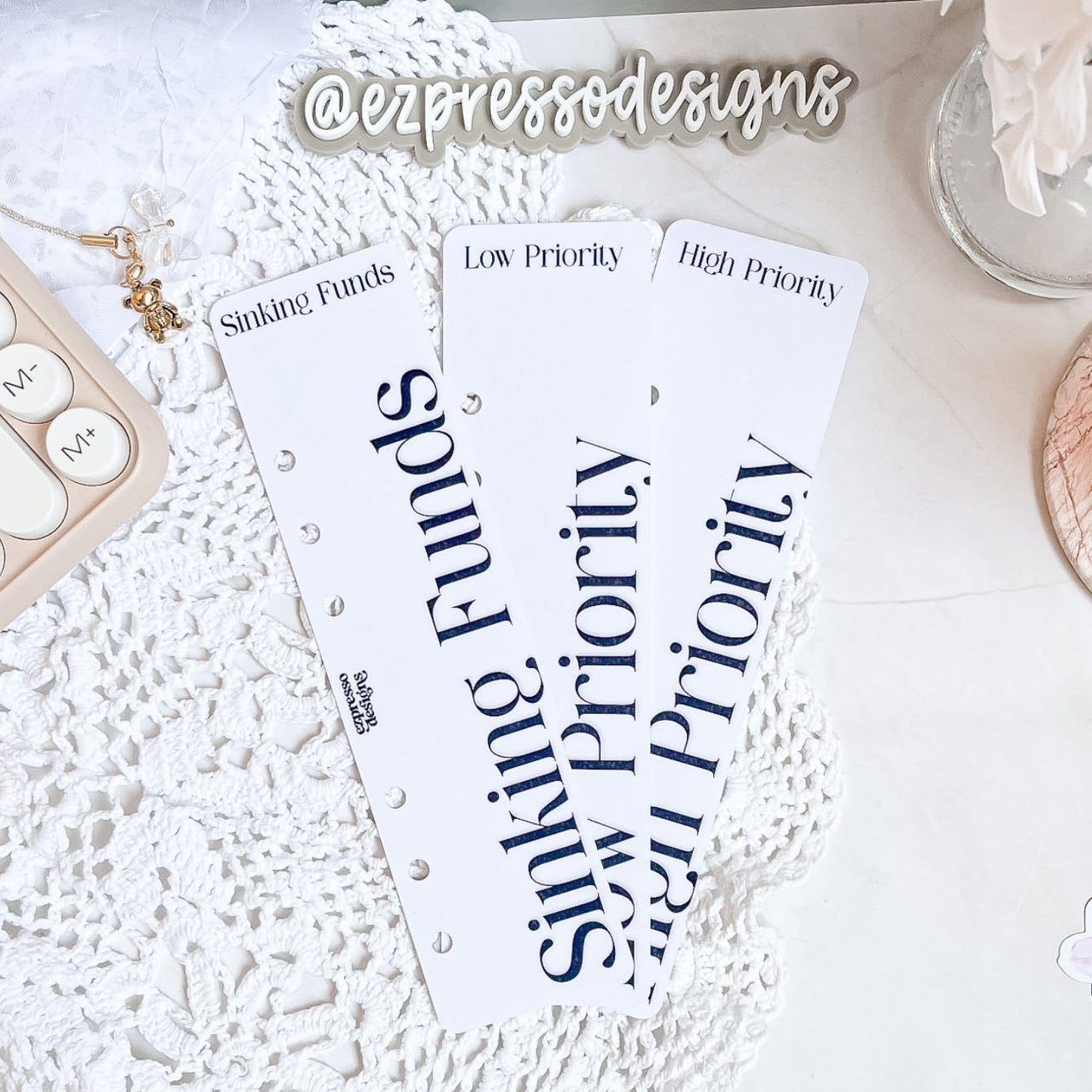 Minimally Simple Collection | Set of 3 Binder Bookmarks
