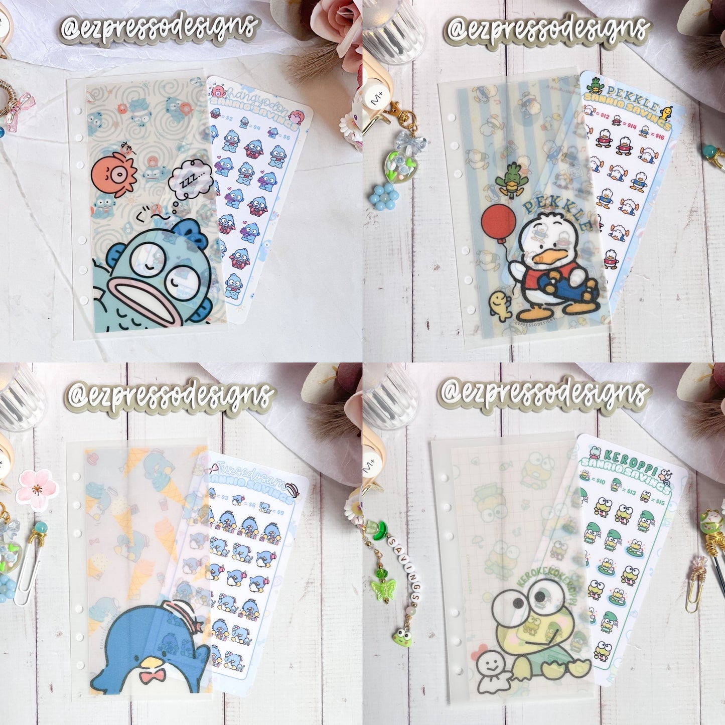 Sanrio Savings Challenges