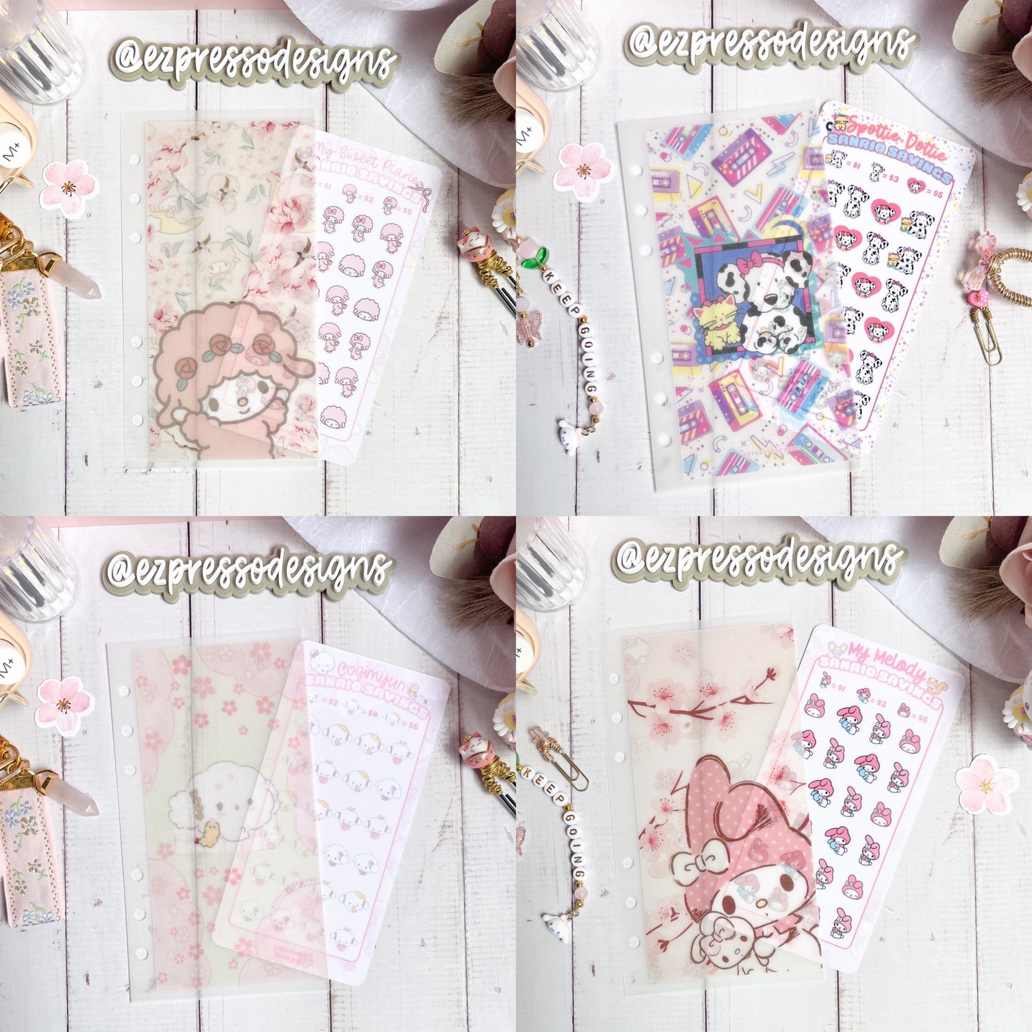 Sanrio Savings Challenges