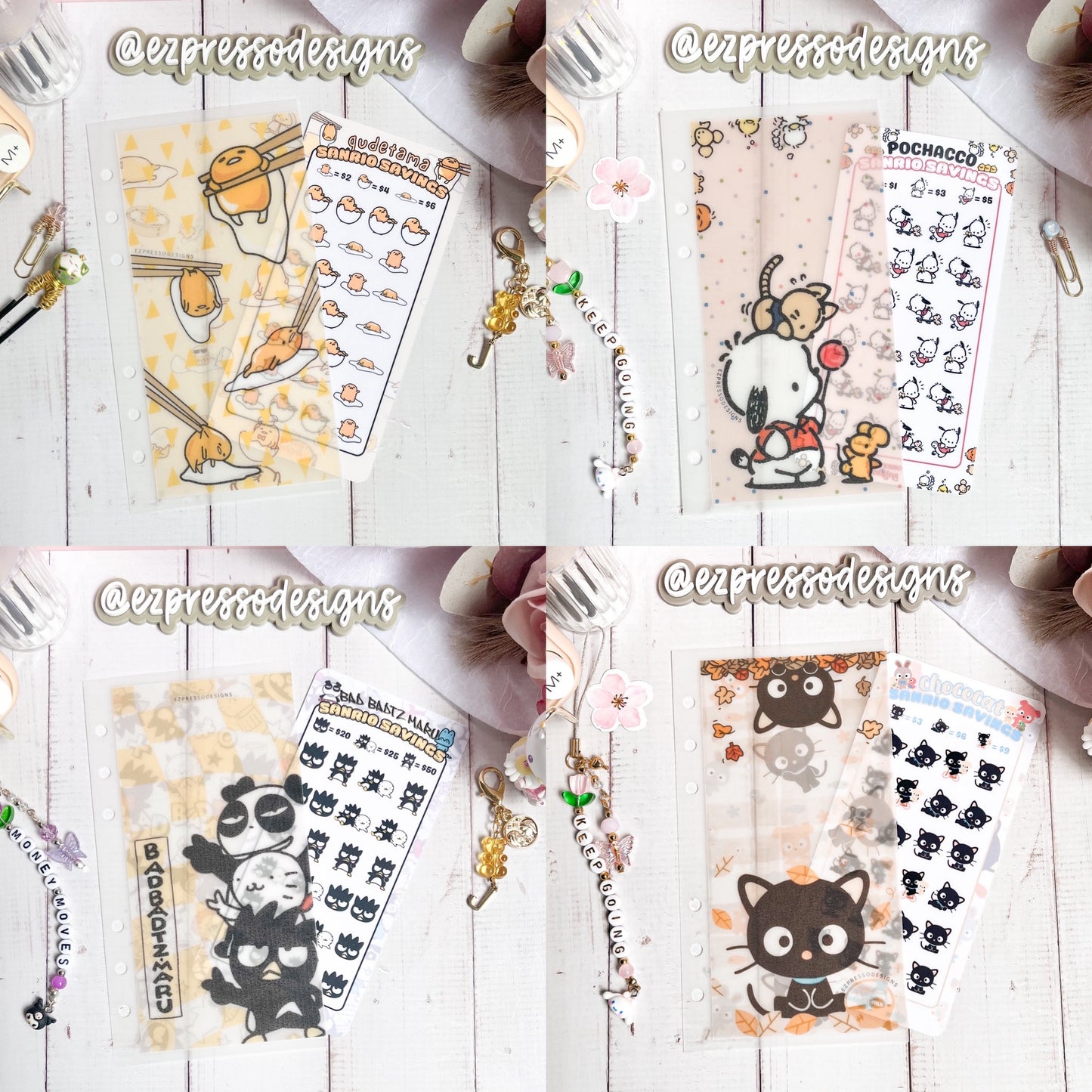 Sanrio Savings Challenges