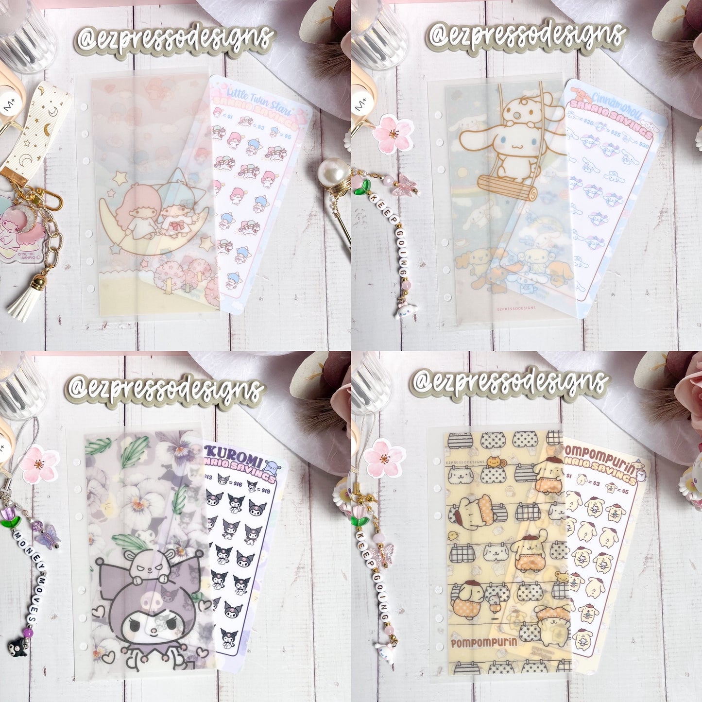 Sanrio Savings Challenges