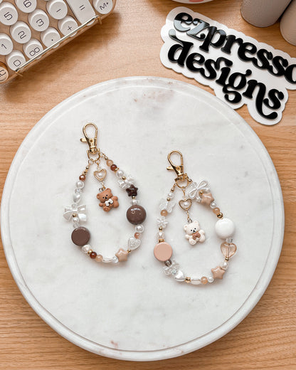 Teddy Bear Treats Binder Charm / Keychain