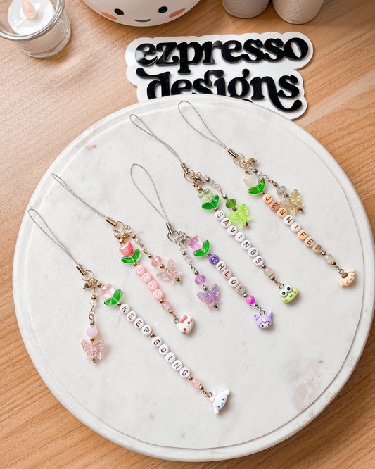 Too Cute Tulips Binder Charms | Customizable