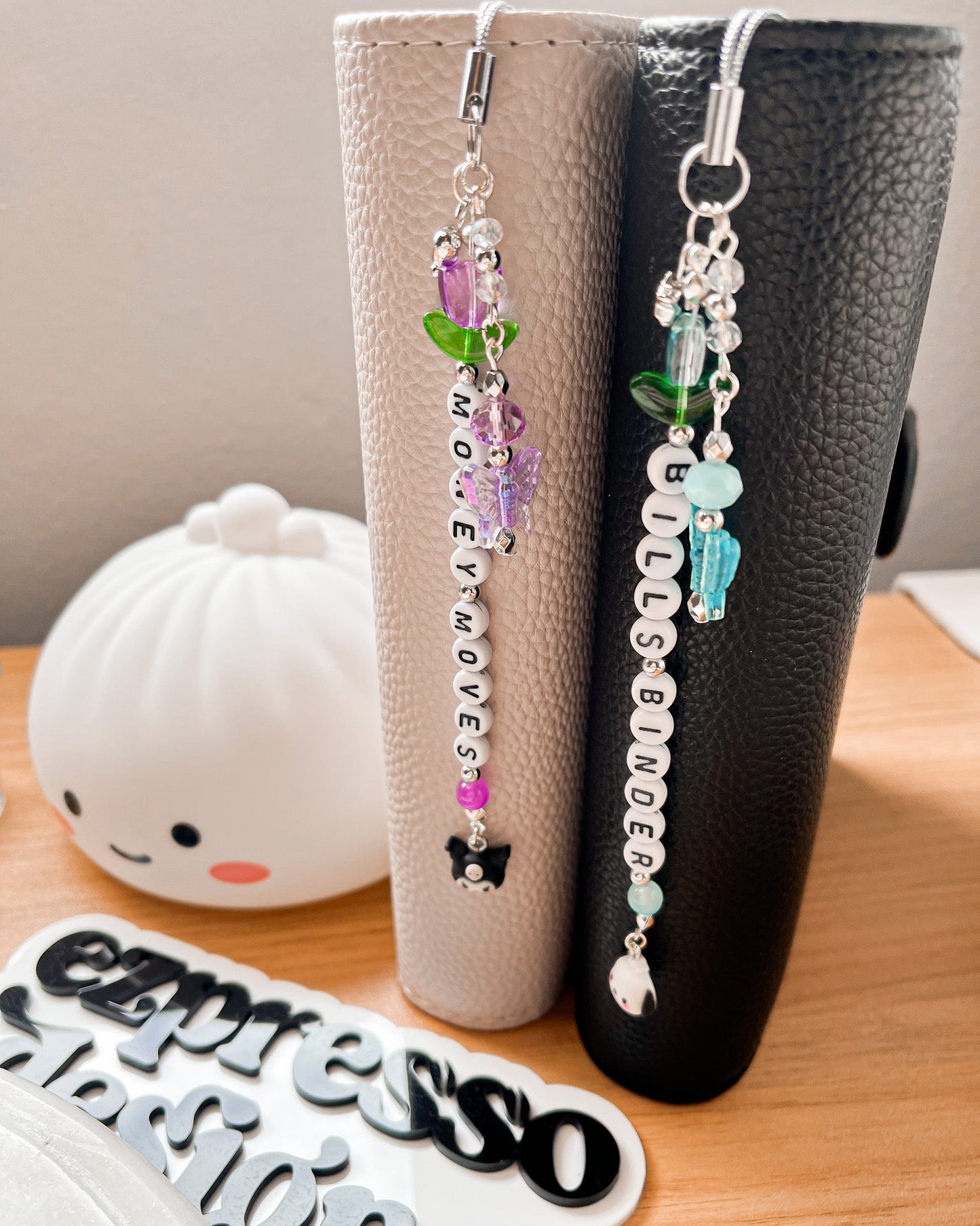 Too Cute Tulips Binder Charms | Customizable