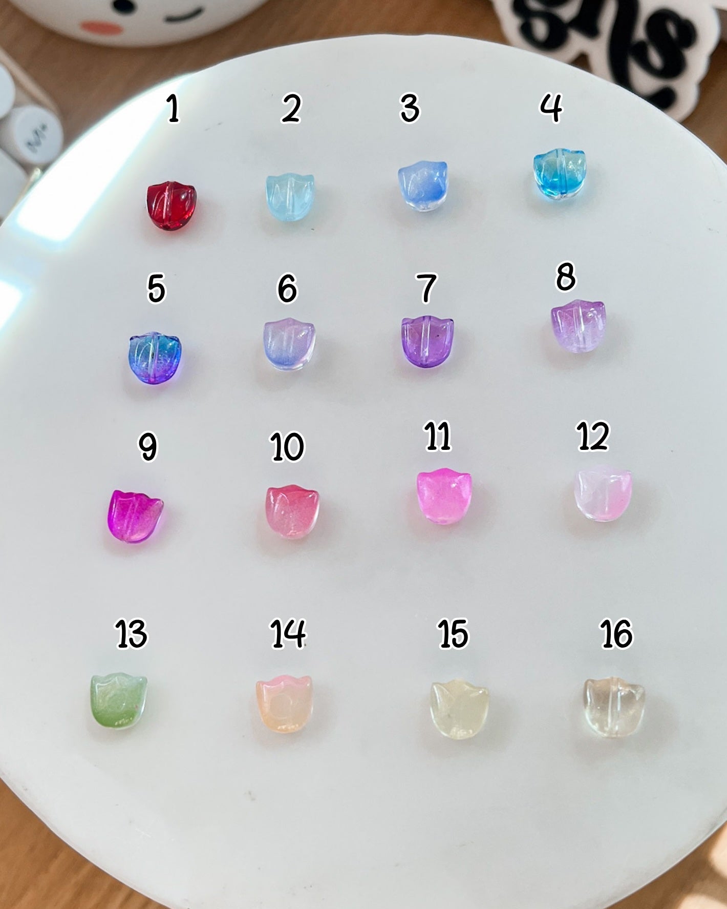 Too Cute Tulips Binder Charms | Customizable