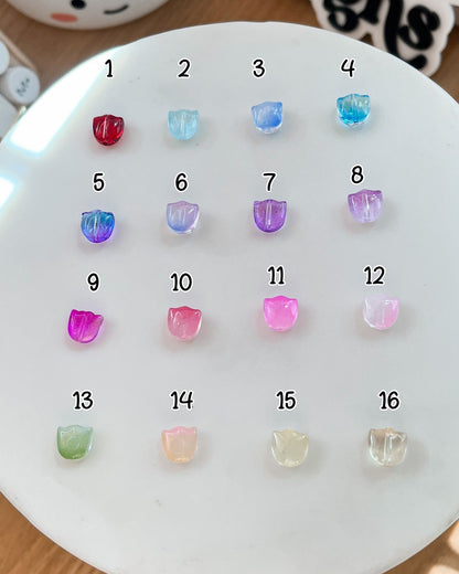 Too Cute Tulips Binder Charms | Customizable
