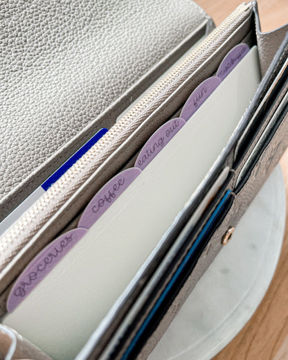 Wallet Dividers w/Colored Labels