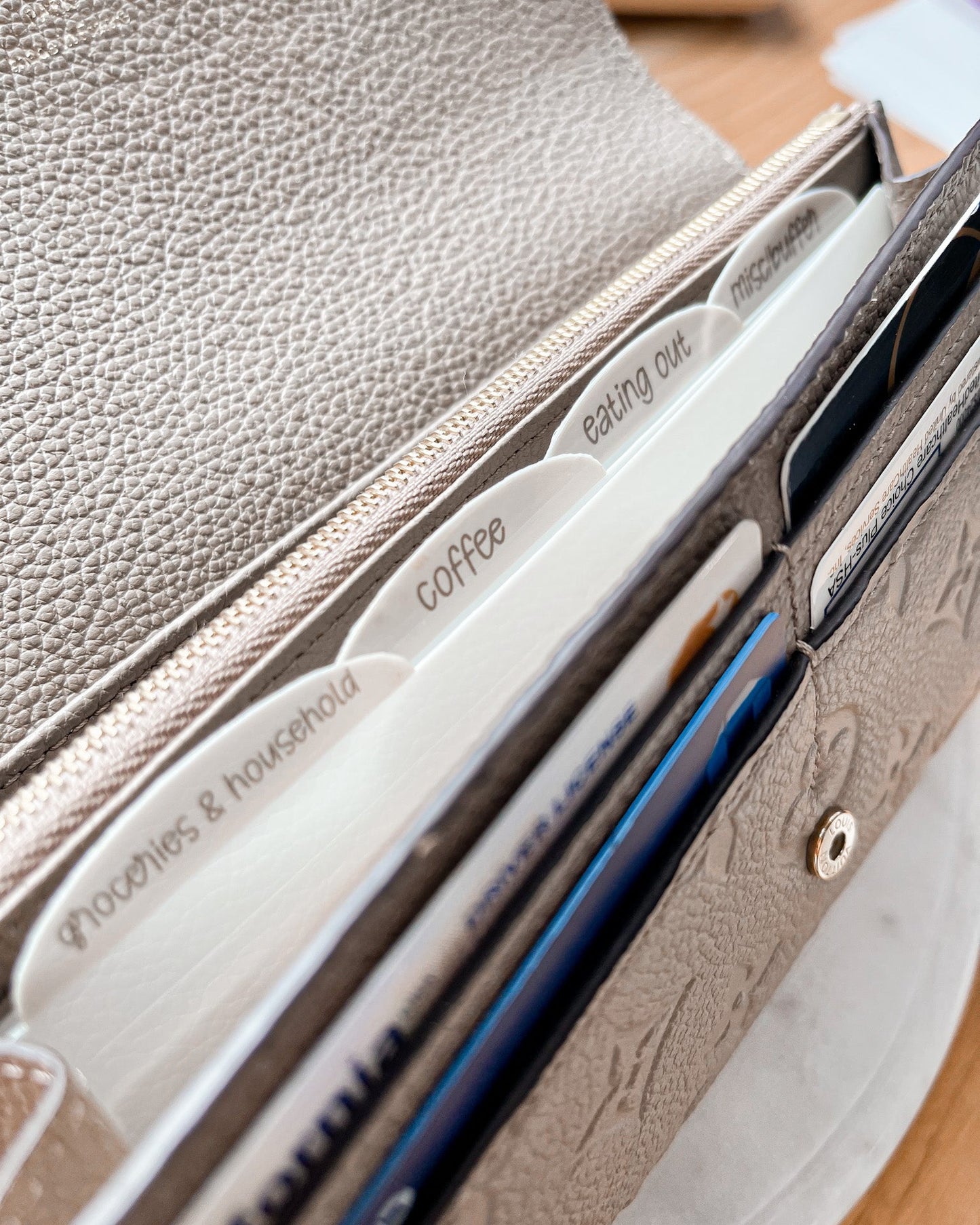 Wallet Dividers w/Colored Labels